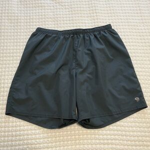 Mountain Hardwear Mens Gray Active Shorts